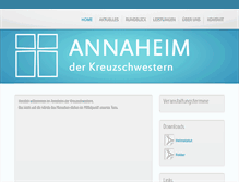 Tablet Screenshot of annaheim.at